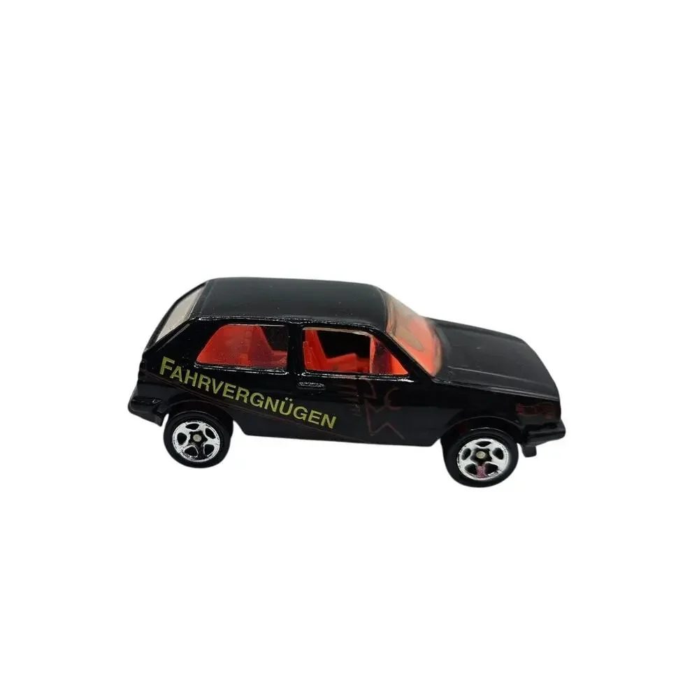 Hot Wheels 1995‎ Mainline #474 VW Golf Black Fahrvergnugen
